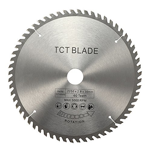 κυκλική λεπίδα πριονιών TCT 250mm για το ξύλινο τέμνον σκληρό υλικό χάλυβα κραμάτων