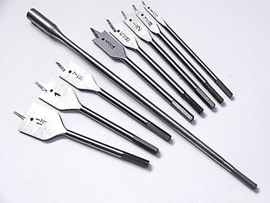 Τρυπάνια ξύλου με εξάγωνο στέλεχος και επίστρωση τιτανίου, Πρότυπο DIN 6-40mm