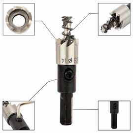 HSS 14mm τρύπα πριόνι με 3 διαδρόμιο στέλεχος και Ti-περιορισμένη τελική