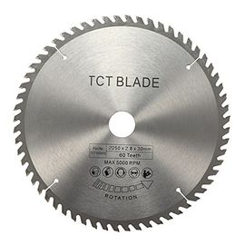 250 mm TCT κυκλική πριονιστική λεπίδα 60T για την κοπή ξύλου και μετάλλου