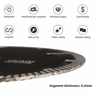 Διαμαντένια σπασμένη λεπίδα πριονιστήρα για κόψιμο μαρμάρου γρανίτη με ψυχρό πρέσο